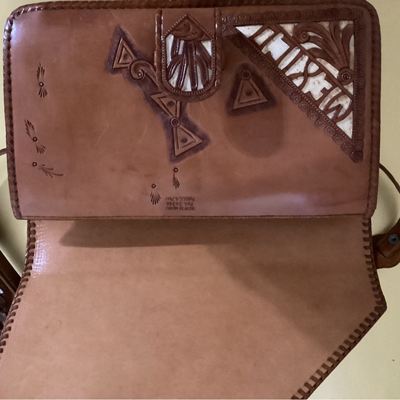 NWOT Vintage Lenea Pelle Artisan Leather Clutch